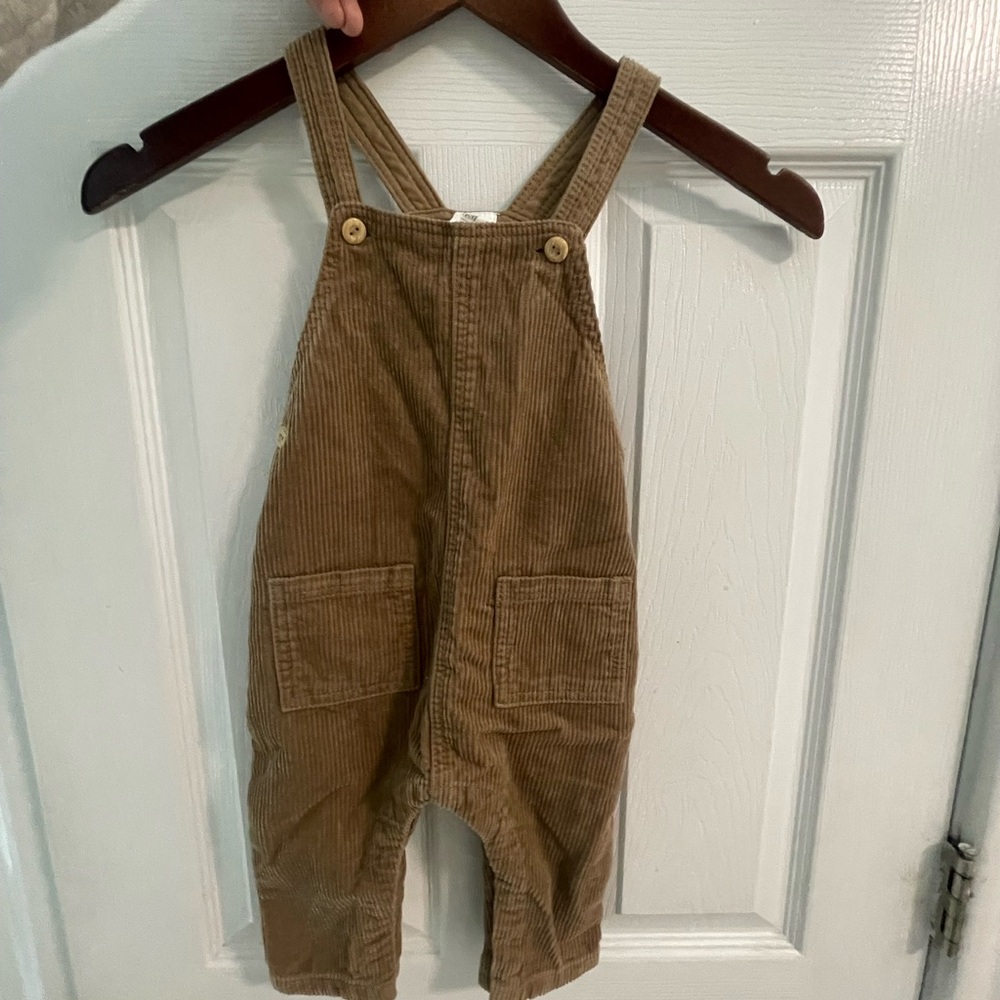H&M Tan Corduroy Kids Overalls